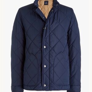J. Crew Tan Quilted Performance Jacket
